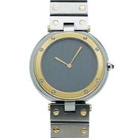 Cartier-Cartier Santos Vendome LM Grey Boys Watch-Brown