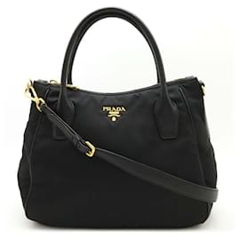 Prada-Prada Nylon Tote Bag in Black-Black
