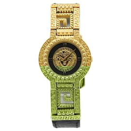 Versace-Versace Medusa Coin Gold Dial Women's Quartz Watch-Other