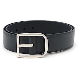Gucci-Cinto de couro azul marinho Gucci-Azul marinho