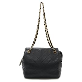 Chanel-Chanel Matelasse Chain Shoulder Tote-Black
