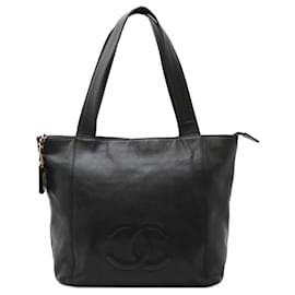 Chanel-Chanel Coco Mark Tote Bag-Black