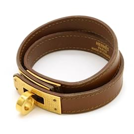 Hermès-Hermes Kelly Double Tour Bracelet-Brown