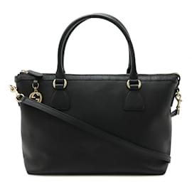 Gucci-GUCCI Interlocking G Tote Bag-Black