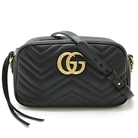 Gucci-Gucci GG Marmont Shoulder Bag Pochette-Black