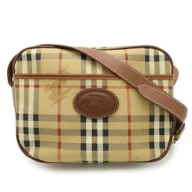 Borsa a Spalla Burberry Nova Check Marrone