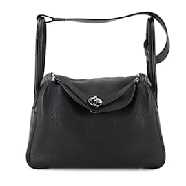 Hermès-Hermes Lindy 26 Handbag-Black
