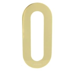 Hermès-NINE HERMES PENDANT NECKLACE EVER CHAIN ANCHOR RING IN GOLD METAL PENDANT-Golden