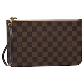 Louis Vuitton-Pochete Neverfull Louis Vuitton-Marrom