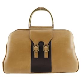 Gucci-Gucci Old Handbag in Brown Calfskin-Brown