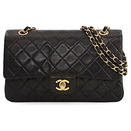 Chanel-Chanel Matelasse 25 Chain Shoulder Bag-Black