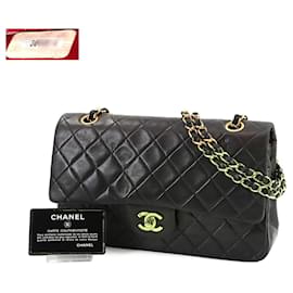 Chanel-Chanel Matelasse 25 Chain Shoulder Bag-Black
