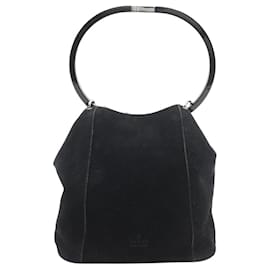 Gucci-Gucci Ring Handle Shoulder Bag-Black