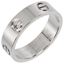 Cartier-Cartier Love Band Ring in 18K White Gold-Golden