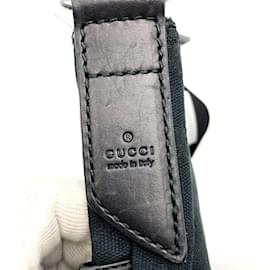 Gucci-Gucci GG Canvas Shoulder Bag-Black