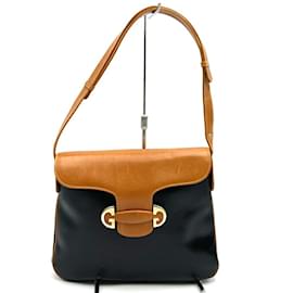 Gucci-GUCCI 56 Old Shoulder Bag-Brown,Black