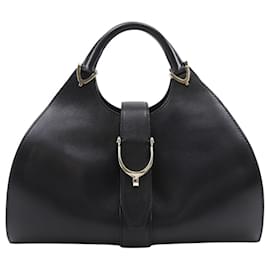 Gucci-Gucci Stirrup Handbag-Black