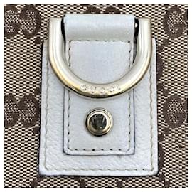 Gucci-Gucci Abbey GG Canvas Shoulder Bag-Brown,White,Beige