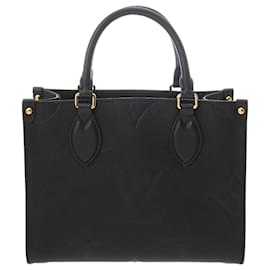 Louis Vuitton-Louis Vuitton Monogram Empreinte On the Go PM Handbag-Black