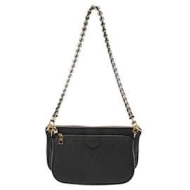 Louis Vuitton-Louis Vuitton Monogram Empreinte Multi Pochette Accessoires-Black