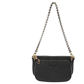 Louis Vuitton-Louis Vuitton Monogram Empreinte Multi Pochette Accessoires-Black