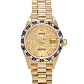 Rolex-Rolex Datejust Diamond/Sapphire Bezel Wristwatch-Other
