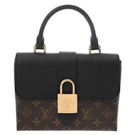 Louis Vuitton-Louis Vuitton Monogram Rocky BB Handbag-Black,Monogram