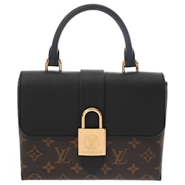Louis Vuitton-Louis Vuitton Monogram Rocky BB Handbag-Black,Monogram