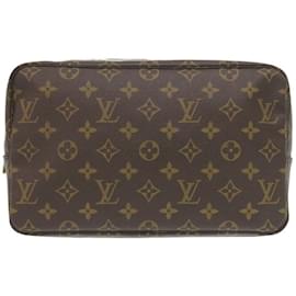 Louis Vuitton-Louis Vuitton True Toilet 28 Monogram Clutch Bag-Brown,Monogram
