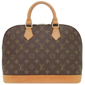 Louis Vuitton-Louis Vuitton Alma Monogram Handbag-Brown,Monogram
