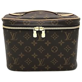 Louis Vuitton-Louis Vuitton Nice BB Vanity Bag-Brown,Monogram