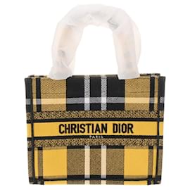 Christian Dior-Christian Dior Book Tote Small Handbag-Black,Yellow