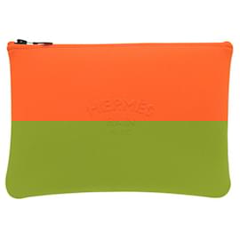 Hermès-Hermes Neoban MM Pouch-Orange