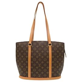 Louis Vuitton-Louis Vuitton Babylon Monogram Tote Bag-Brown,Monogram