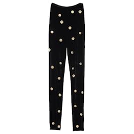 Chanel-Pants, leggings-Black