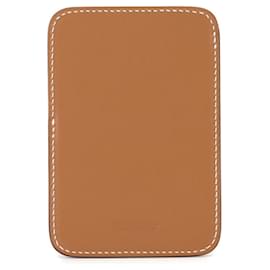 Hermès-Hermes Swift Leather Card Case-Brown