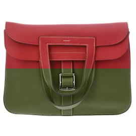 Hermès-Hermes Arzan 31 Shoulder Bag-Red
