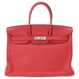Hermès-Hermes Birkin 35 Handbag in Bougainvillier-Other