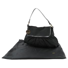 Fendi-Fendi Zucca Shoulder Bag-Black