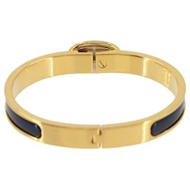 Hermès-Hermes Mini Clic Chaine d'Ancre Bangle-Silvery,Golden,Navy blue
