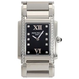 Reloj de dama Patek Philippe Twenty4 4910 10A-001 esfera negra Otro