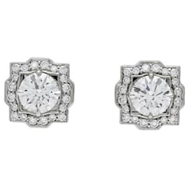 Harry Winston-Harry Winston Bell Earstuds PT950 Earrings-Other