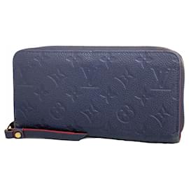 Louis Vuitton-Louis Vuitton Long Wallet Monogram Empreinte Zippy-Red
