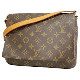 Louis Vuitton-Louis Vuitton Monogram Musette Tango Shoulder Bag-Brown
