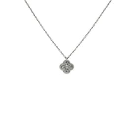 Van Cleef & Arpels-Van Cleef & Arpels Sweet Alhambra 18K White Gold Necklace-Other