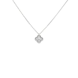 Van Cleef & Arpels-Van Cleef & Arpels Sweet Alhambra 18K White Gold Necklace-Other