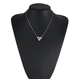 Van Cleef & Arpels-Van Cleef & Arpels Socrates 3 Flower K18 White Gold Necklace-Other