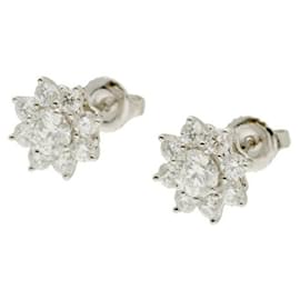 Harry Winston-Harry Winston Sunflower Mini PT950 Earrings-Other