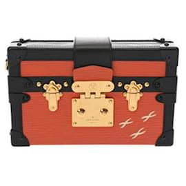 Louis Vuitton-Louis Vuitton Epi Petite Malle Shoulder Bag-Orange