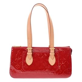 Louis Vuitton-Louis Vuitton Monogram Vernis Handbag-Red